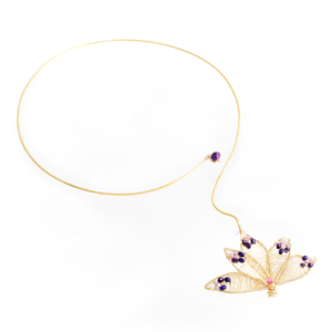 Collar Dorado – Gargantilla Flor de Loto